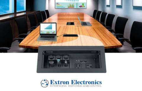 Extron представляет решения для аккуратного размещения кабелей — ящики Cable Cubby CCD 220 и CCD 320